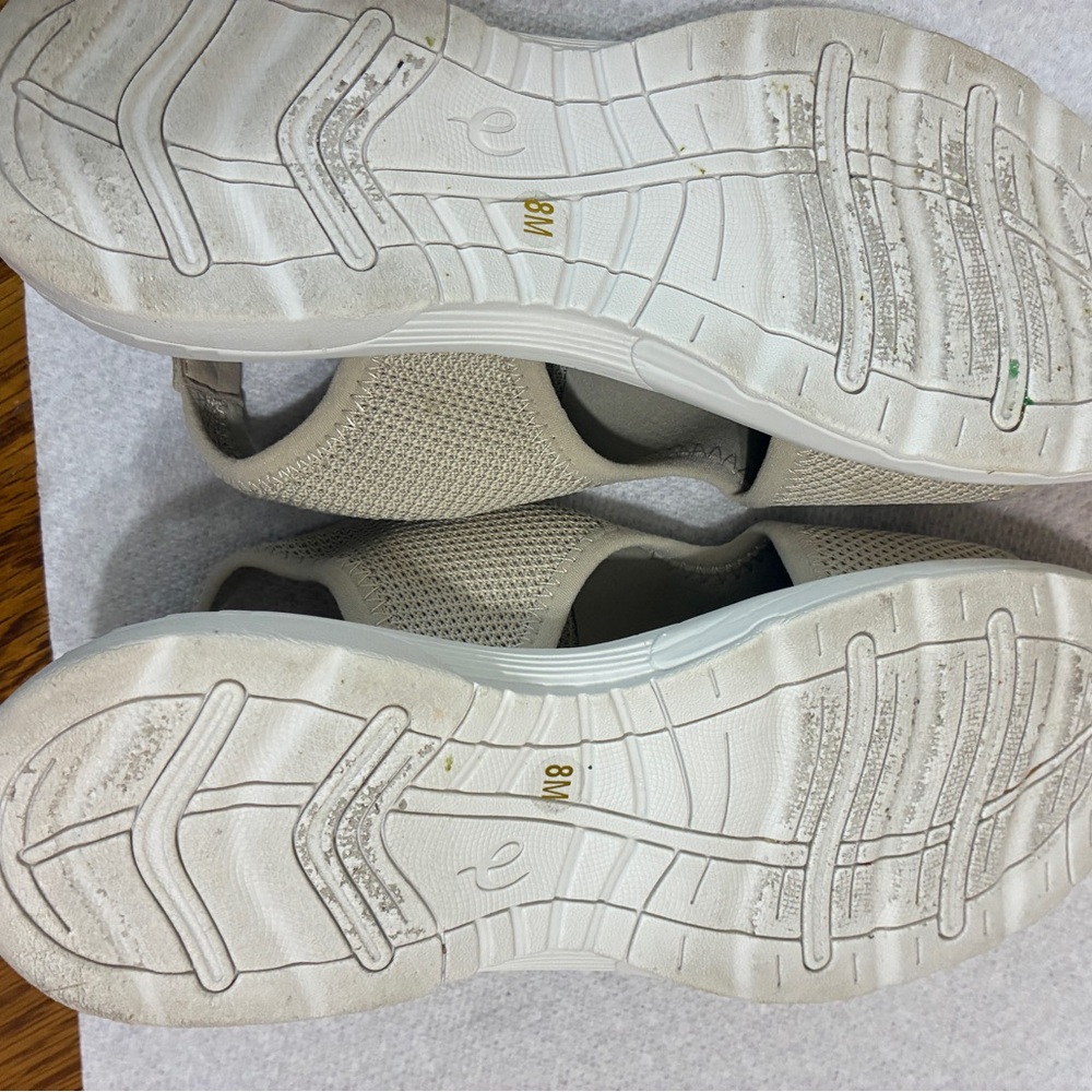 Easy Spirit Beige Mesh Slip-On Sandals - Picture 9 of 9